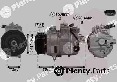 Van Wezel 0600K486 — Compressor, air conditioning