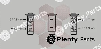 Van Wezel 06001361 — Expansion Valve, air conditioning