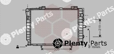 Van Wezel 30002229 — Radiator, engine cooling