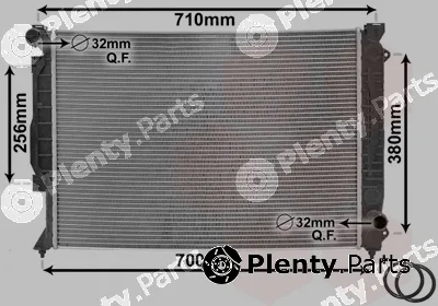 Van Wezel 03002139 — Radiator, engine cooling *** IR PLUS ***