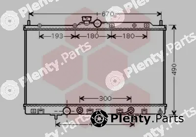 Van Wezel 32002230 — Radiator, engine cooling