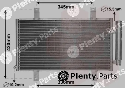 Van Wezel 27005209 — Condenser, air conditioning