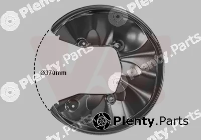 Van Wezel 0326373 — Splash Guard, brake disc