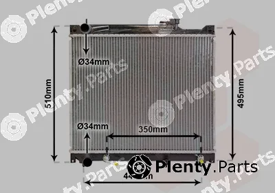Van Wezel 52002047 — Radiator, engine cooling