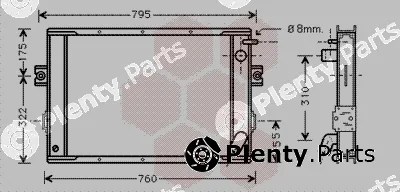 Van Wezel 28002023 — Radiator, engine cooling