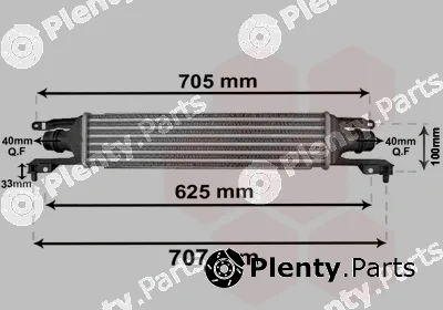 Van Wezel 37004421 — Charge Air Cooler