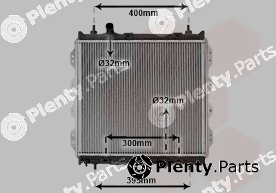 Van Wezel 07002083 — Radiator, engine cooling