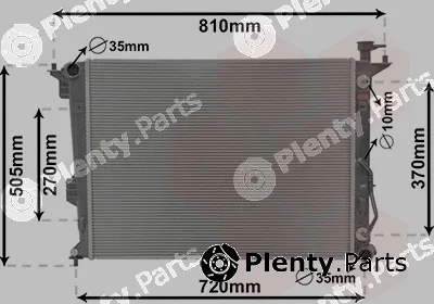 Van Wezel 83012700 — Radiator, engine cooling