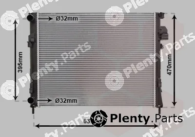 Van Wezel 43002327 — Radiator, engine cooling