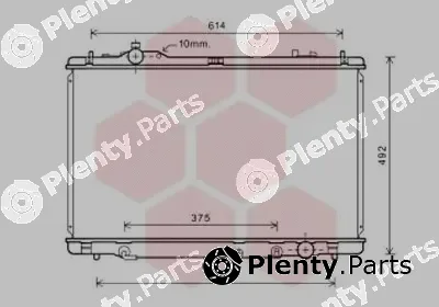 Van Wezel 53002615 — Radiator, engine cooling