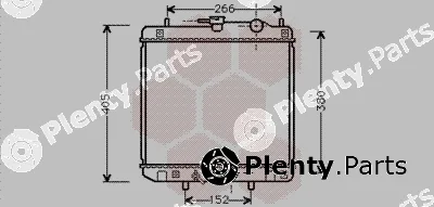 Van Wezel 11002035 — Radiator, engine cooling