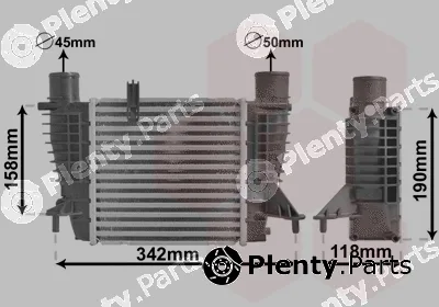 Van Wezel 43004338 — Charge Air Cooler