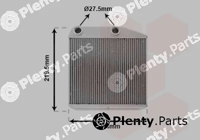 Van Wezel 17016702 — Heat Exchanger, interior heating