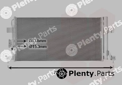 Van Wezel 03015706 — Condenser, air conditioning