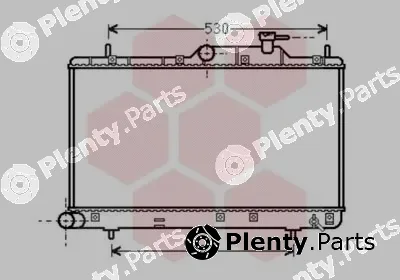 Van Wezel 82002307 — Radiator, engine cooling