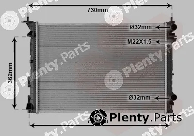 Van Wezel 43002259 — Radiator, engine cooling