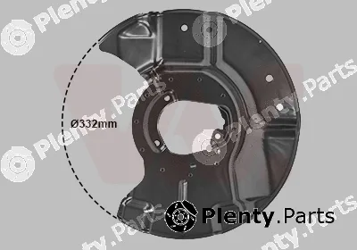 Van Wezel 0635372 — Splash Guard, brake disc