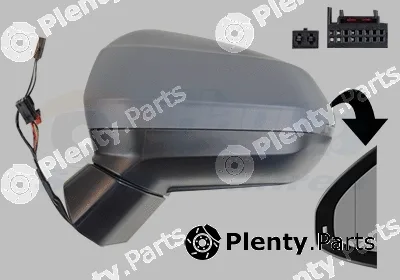 Van Wezel 0372807 — Exterior Mirror * HAGUS *