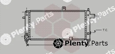 Van Wezel 37002054 — Radiator, engine cooling