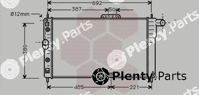 Van Wezel 81002005 — Radiator, engine cooling