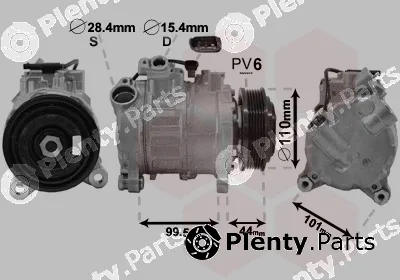 Van Wezel 0600K492 — Compressor, air conditioning