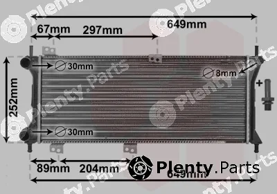 Van Wezel 17002258 — Radiator, engine cooling *** IR PLUS ***