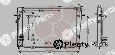 Van Wezel 83002132 — Radiator, engine cooling