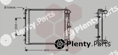 Van Wezel 74002037 — Radiator, engine cooling