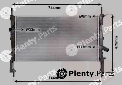 Van Wezel 18002404 — Radiator, engine cooling