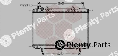 Van Wezel 17002184 — Radiator, engine cooling