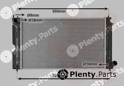 Van Wezel 53002386 — Radiator, engine cooling