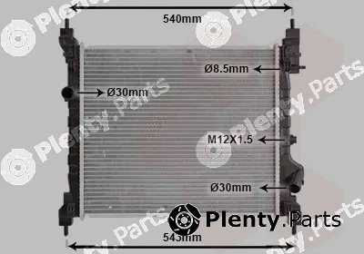 Van Wezel 81002141 — Radiator, engine cooling