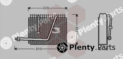 Van Wezel 3700V320 — Evaporator, air conditioning