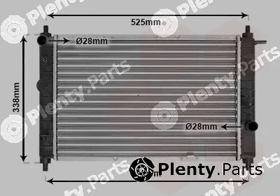 Van Wezel 81002007 — Radiator, engine cooling