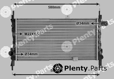 Van Wezel 37002063 — Radiator, engine cooling