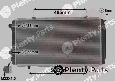 Van Wezel 40002146 — Radiator, engine cooling