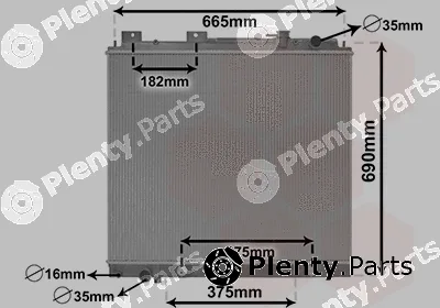 Van Wezel 33002430 — Radiator, engine cooling