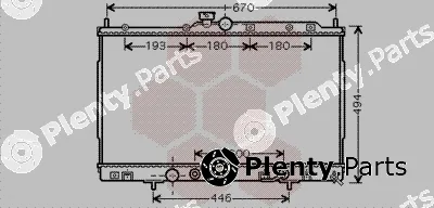Van Wezel 32002185 — Radiator, engine cooling