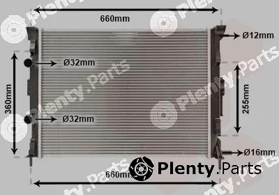 Van Wezel 43002308 — Radiator, engine cooling