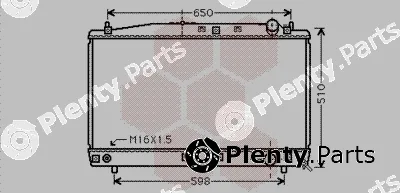 Van Wezel 53002366 — Radiator, engine cooling