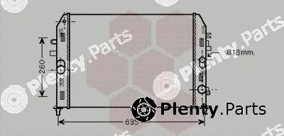 Van Wezel 27002205 — Radiator, engine cooling