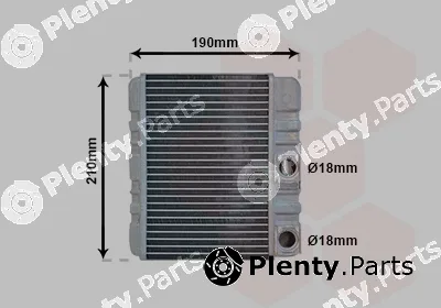 Van Wezel 06006211 — Heat Exchanger, interior heating