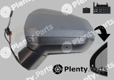 Van Wezel 0372817 — Exterior Mirror * HAGUS *
