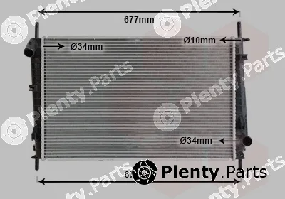Van Wezel 18002336 — Radiator, engine cooling