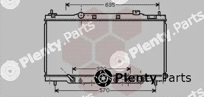 Van Wezel 25002166 — Radiator, engine cooling