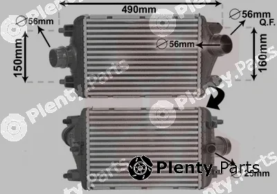 Van Wezel 74004080 — Charge Air Cooler