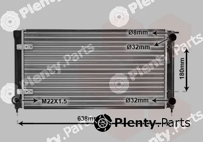Van Wezel 58002048 — Radiator, engine cooling