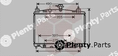Van Wezel 27002212 — Radiator, engine cooling