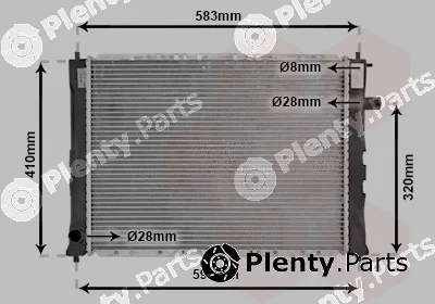 Van Wezel 02002111 — Radiator, engine cooling