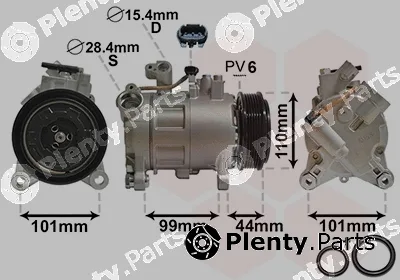 Van Wezel 0601K702 — Compressor, air conditioning *** IR PLUS ***